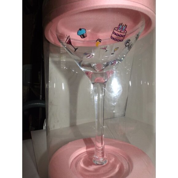 Minx Collector's Happy Birthday Martini Glass 6 oz. - Picture 4 of 6